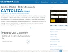 Tablet Screenshot of cattolica.name